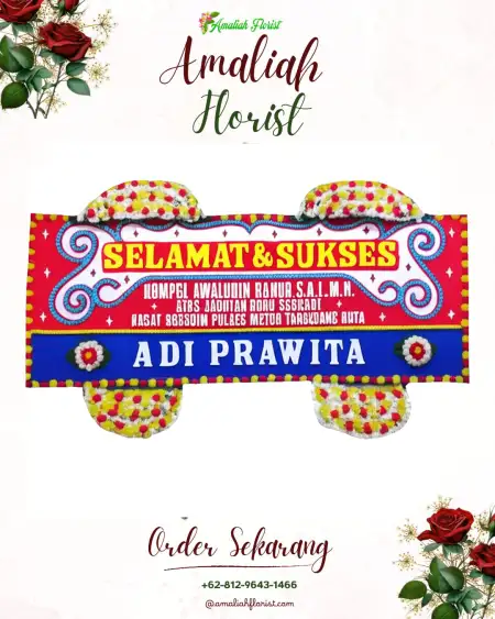 Papan Bunga Ucapan Selamat Kebolampang